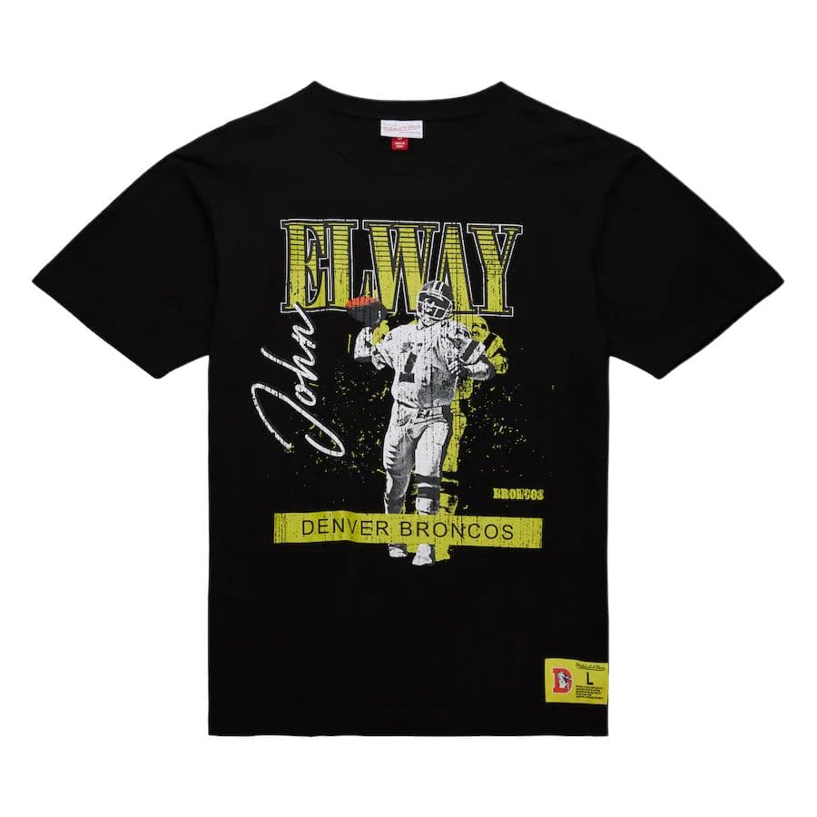 Футболка Mitchell & Ness x NFL John Elway Denver Broncos Neon Pop Tee - изображение 1