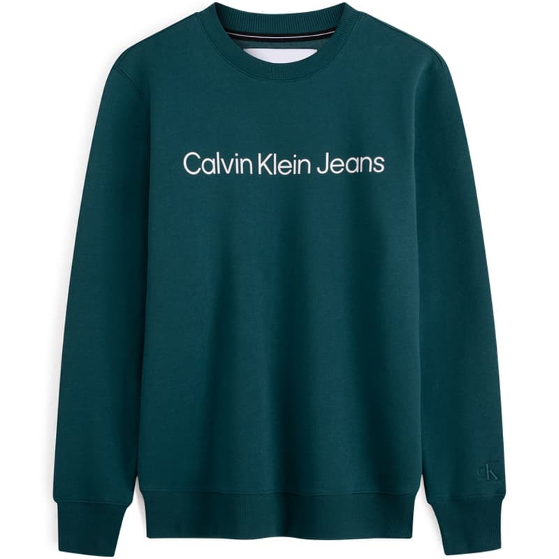 Кофта Calvin Klein Свитшот Мужской Глубокое море Зеленый - изображение 1