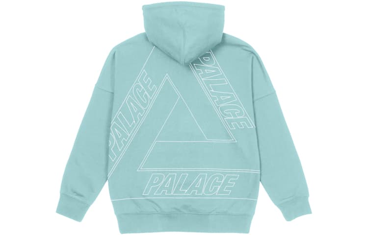 Худи PALACE FW21 ULTIMO Jumbo Tri-Ferg Drop Shoulder Hood Green Logo - изображение 1