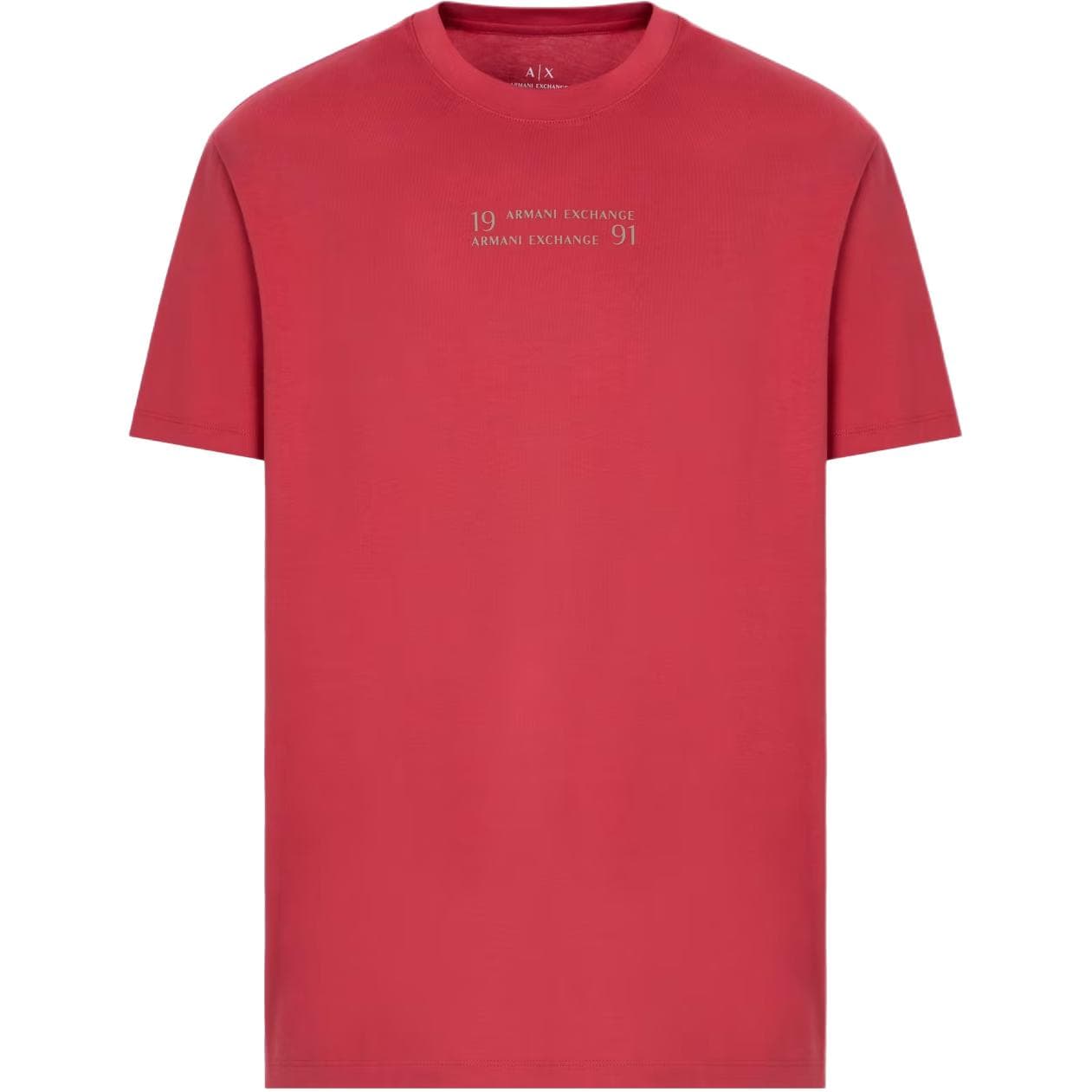 Футболка ARMANI EXCHANGEAE SS25 T Рубашка Мужская Красная - изображение 1