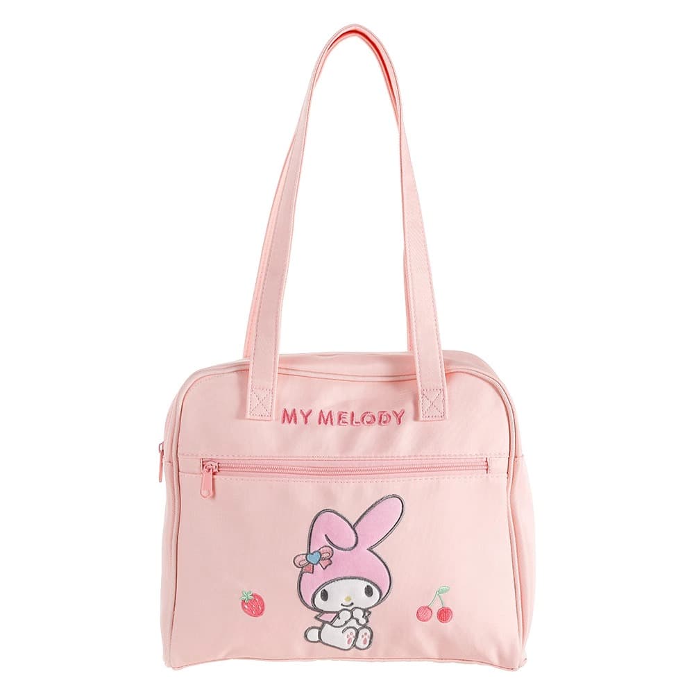 Мини-сумка Sanrio My Melody Милый и симпатичный универсальный привлекательный полиэстер сумка через плечо обычный размер женский розовый/фиолетовый - изображение 1