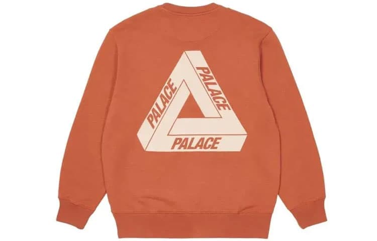 Худи PALACE FW21 Slub Crew Orange - изображение 1