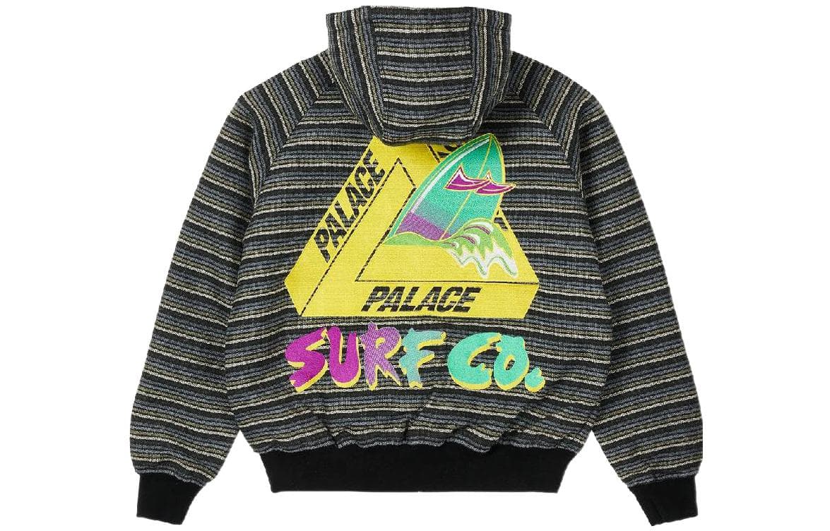 Худи PALACE SS22 Surf Co Jacket Black Logo - изображение 1