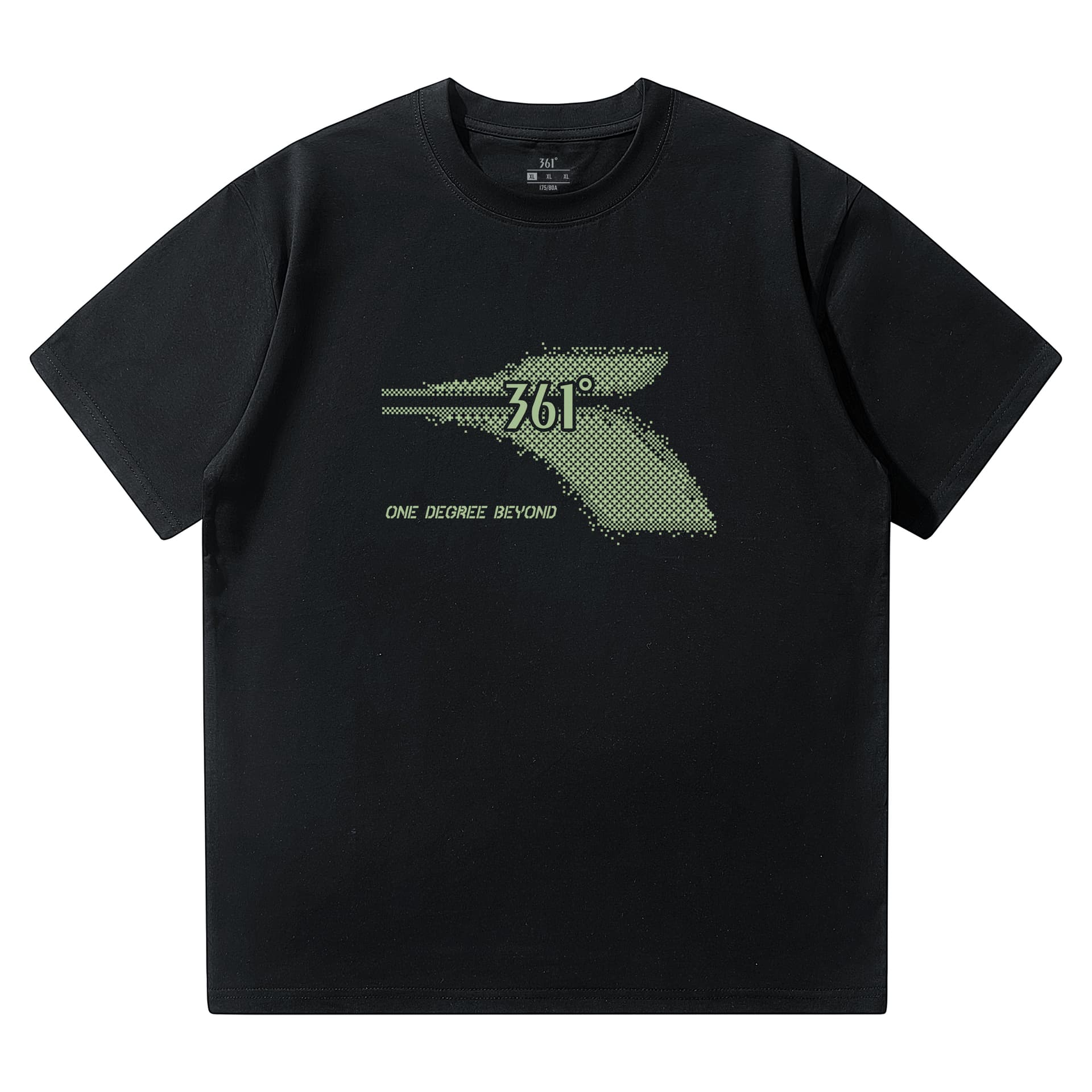 Футболка 361° T-Shirt Унисекс Супер Черный - изображение 1