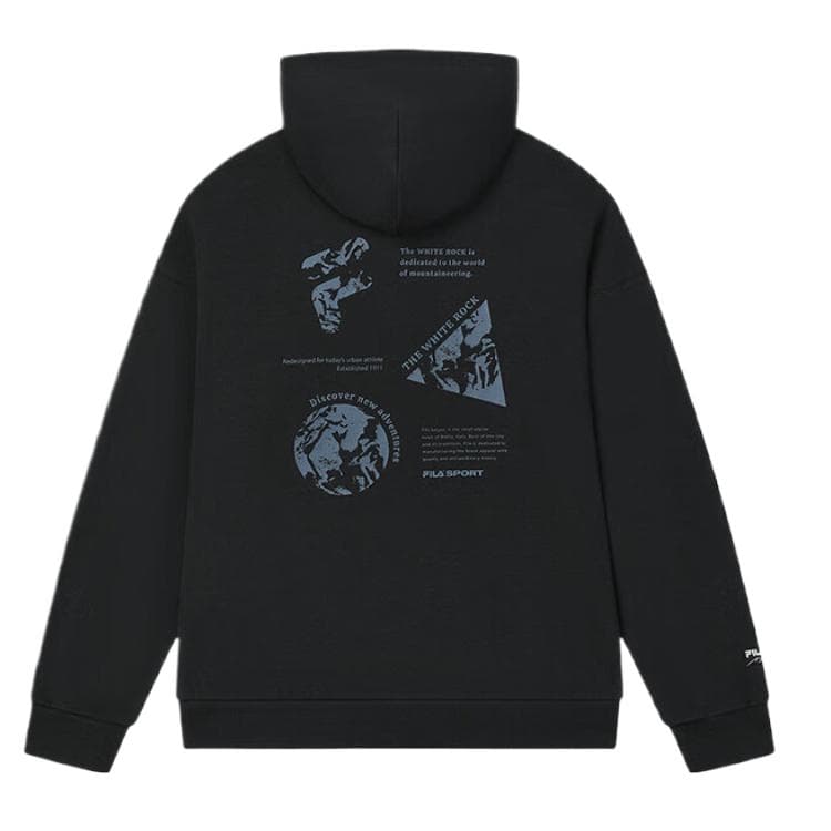 Худи FILA ORIGINALE Толстовка Мужское Глубокий Черный BK - изображение 2