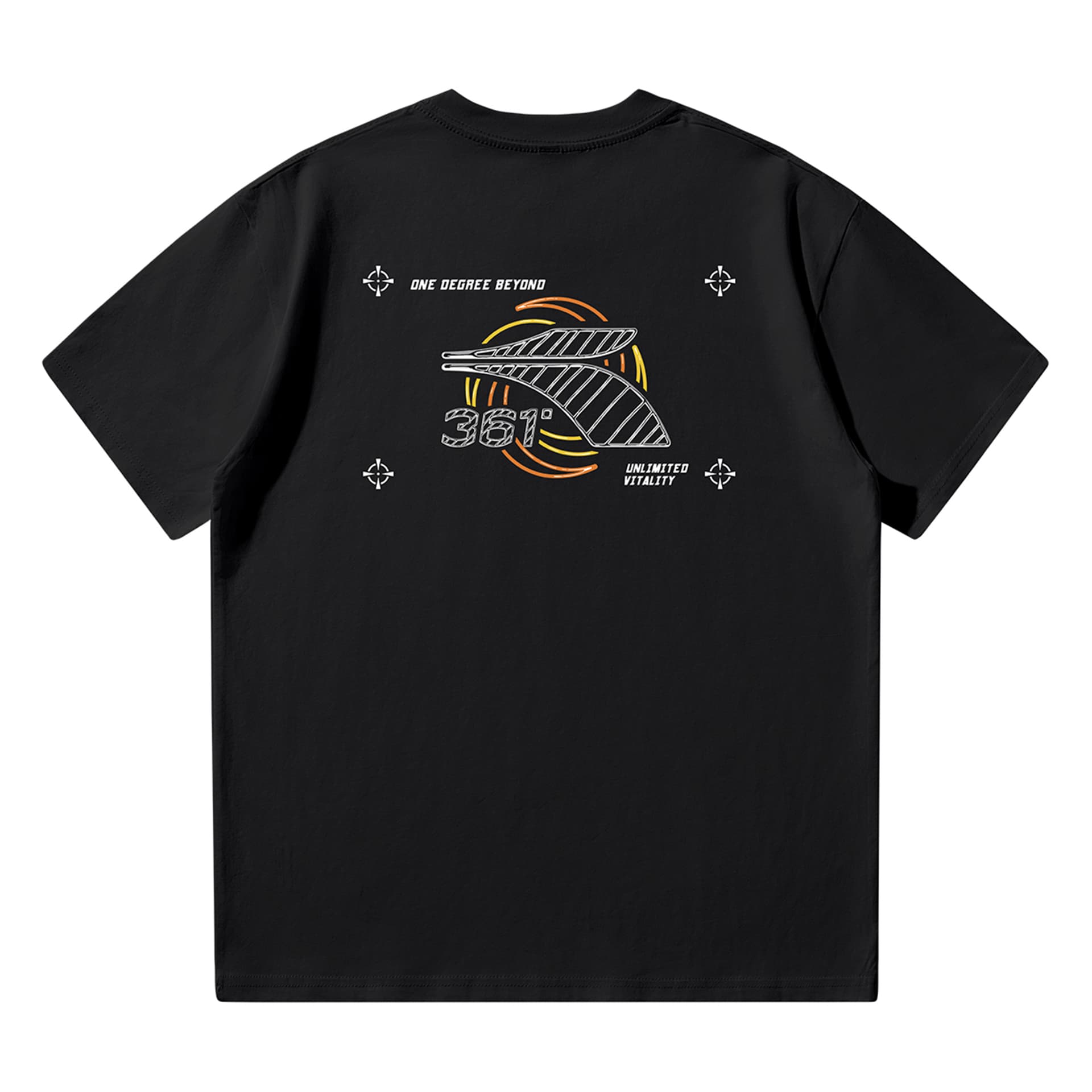 Футболка 361° T-Shirt Унисекс Супер Черный - изображение 1