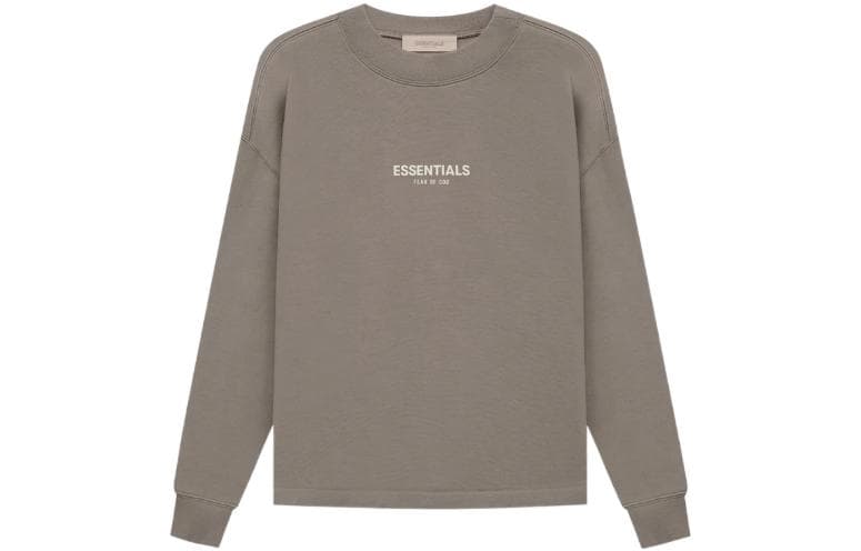 Худи Fear of God Essentials SS22 Relaxed Crewneck Desert TaupeLogo - изображение 1