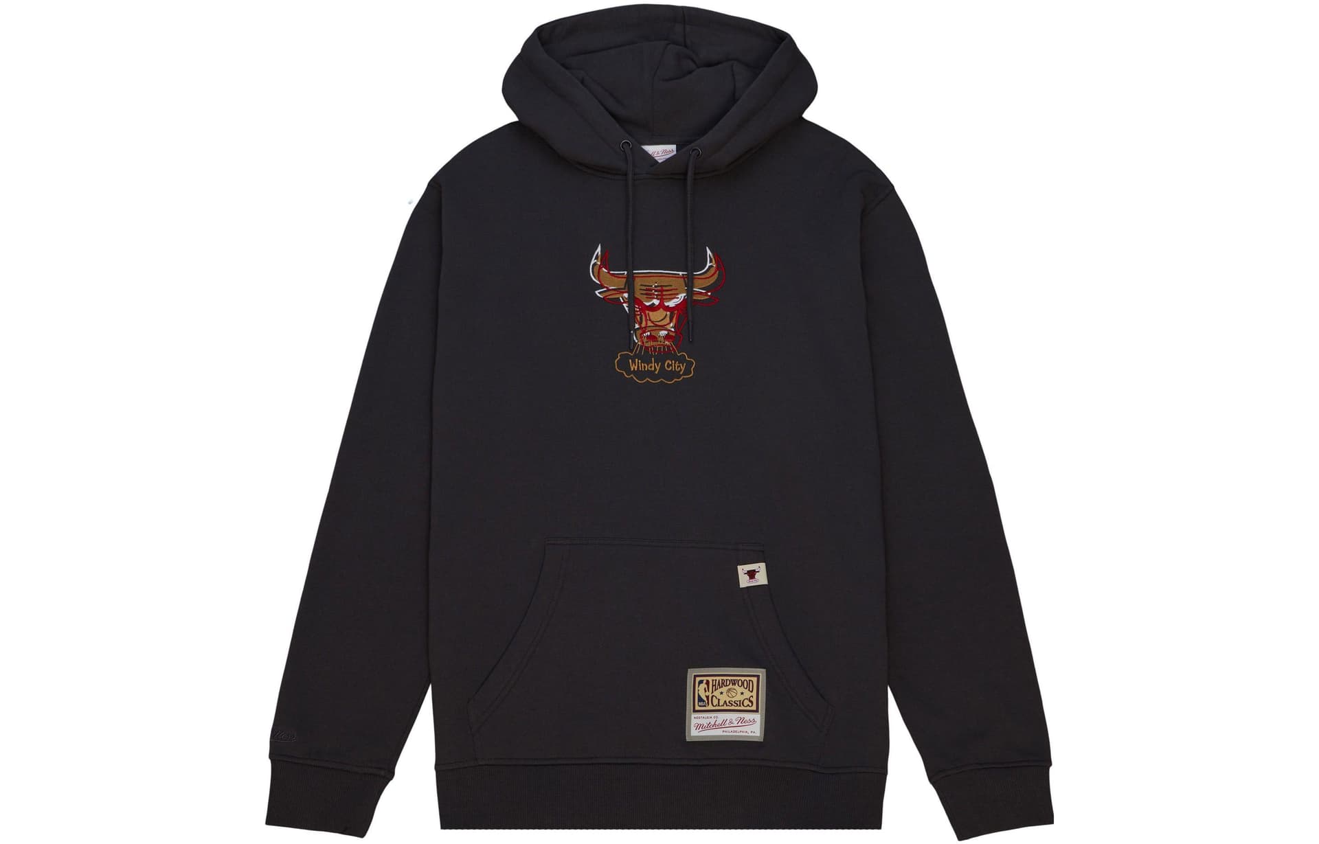 Худи Mitchell Ness Черные Мужские Толстовка - изображение 1
