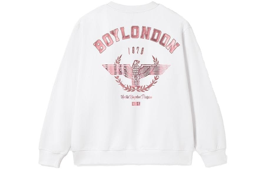 Кофта Boy London Eagle Print Crewneck Sweatshirt White - изображение 1