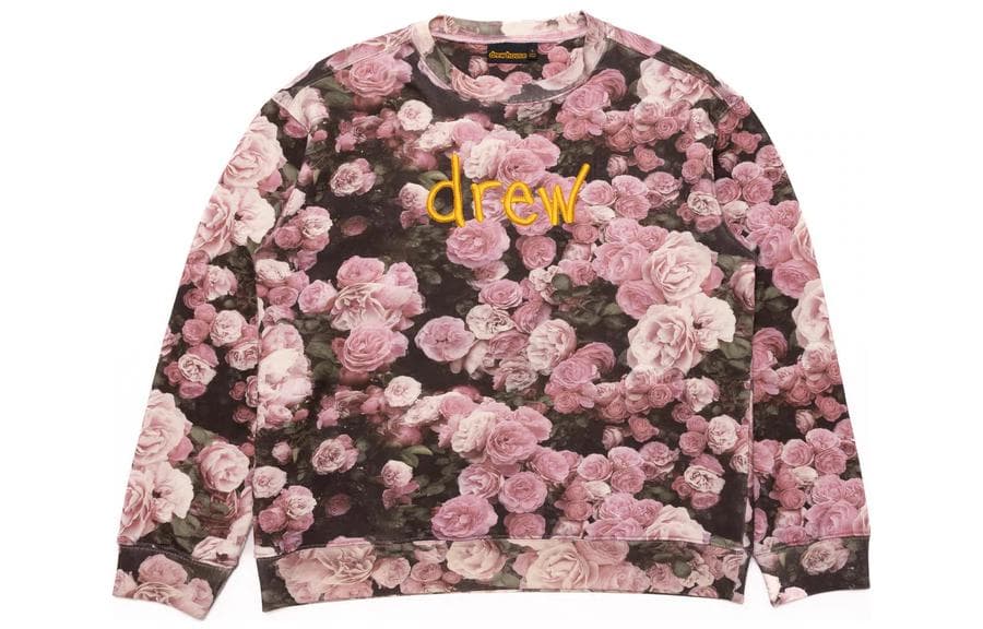 Худи Drew House logo scribble crewneck roses - изображение 1