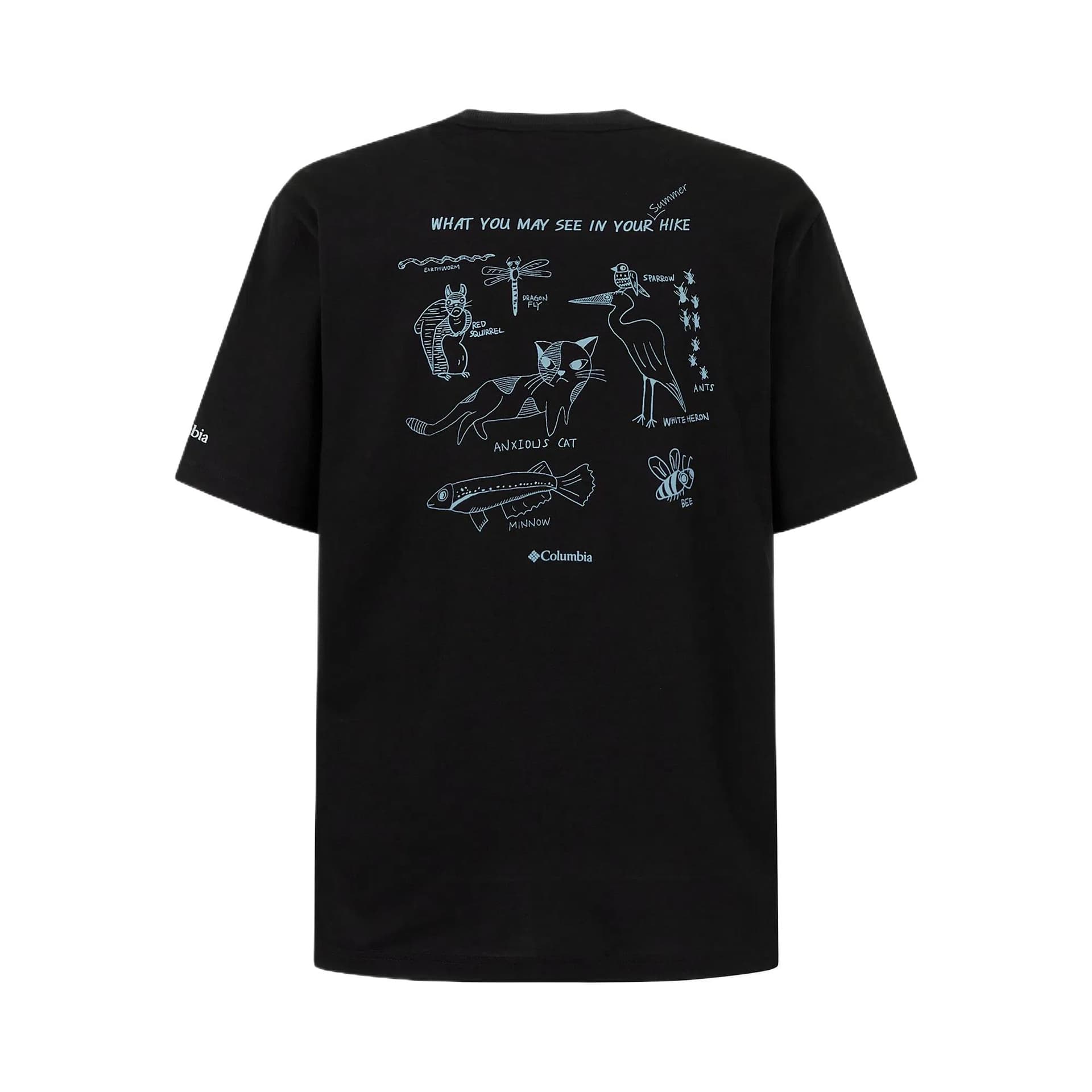 Футболка Columbia HIKE365 T-Shirt Унисекс Черный - изображение 2