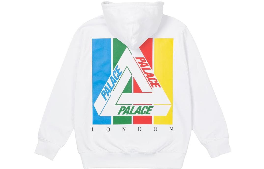 Худи PALACE Tri-Emb Hood White - изображение 2