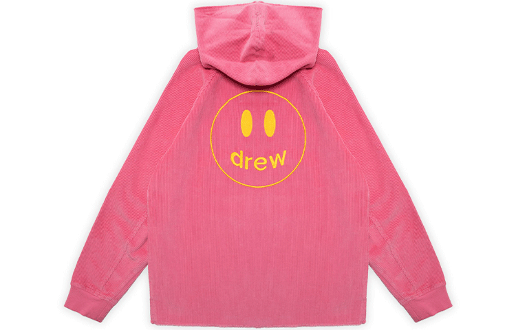 Худи Drew House SS22 Corduroy Hoodie Hot Pink - изображение 1