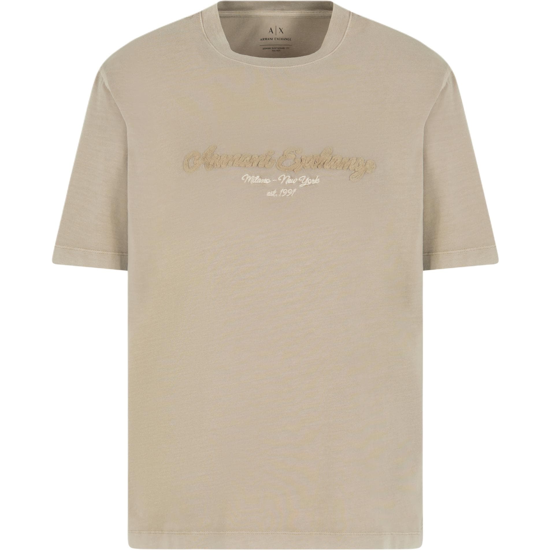 Футболка ARMANI EXCHANGE AE T Рубашка Мужская Хаки - изображение 1