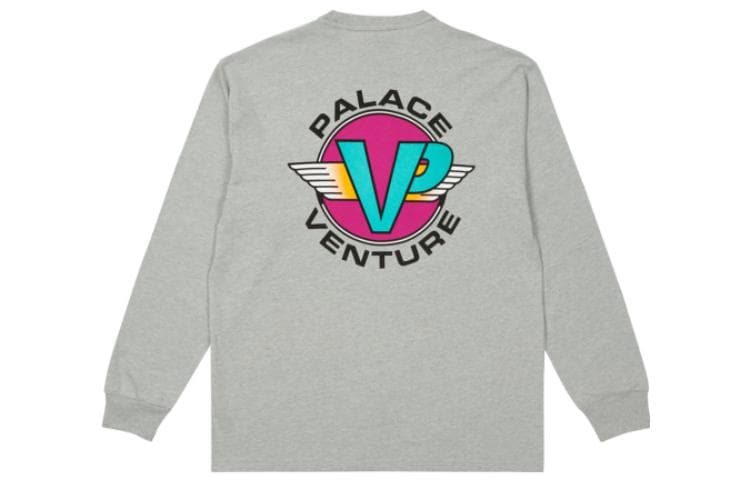 Кофта PALACE Palace Venture Longsleeve Grey Marl SS22 - изображение 1