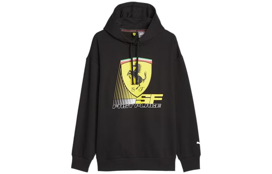 Худи PUMA Scuderia Ferrari Race CBS Толстовка Мужской Черный - изображение 1