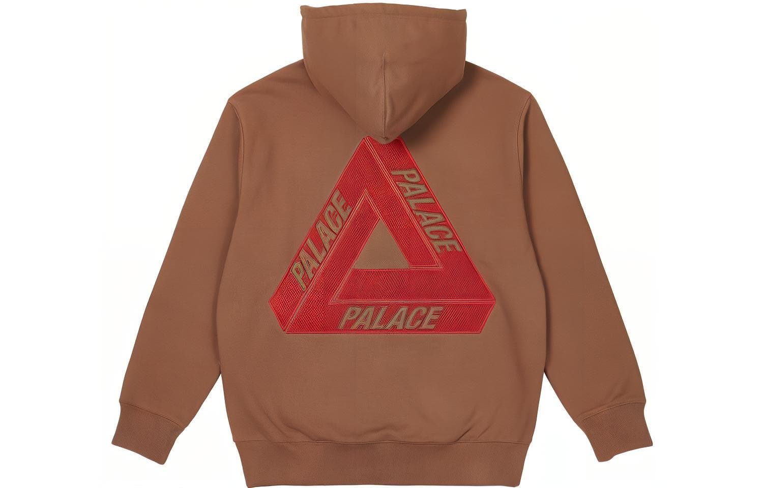 Худи PALACE SS22 Tri-Mesh Hood Tan Logo - изображение 1