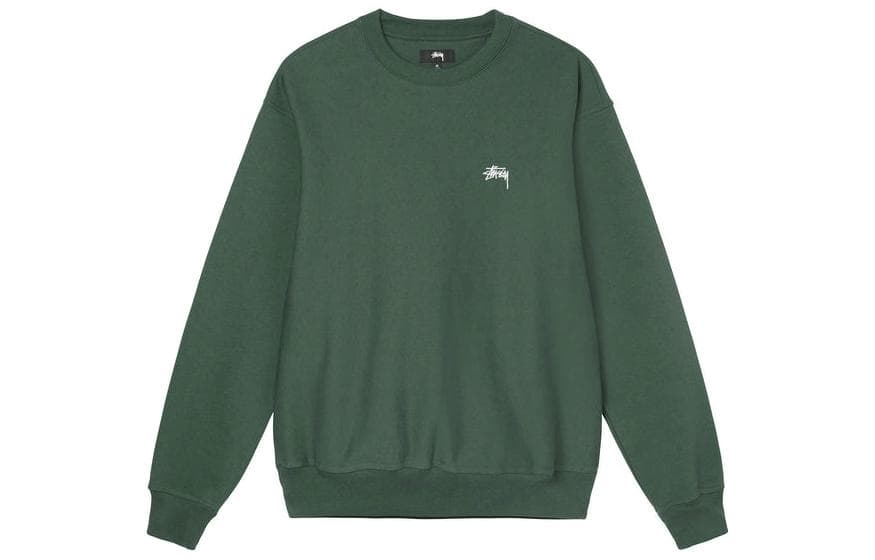 Худи Stussy SS22 Overdyed Stock Logo Crew Logo - изображение 11