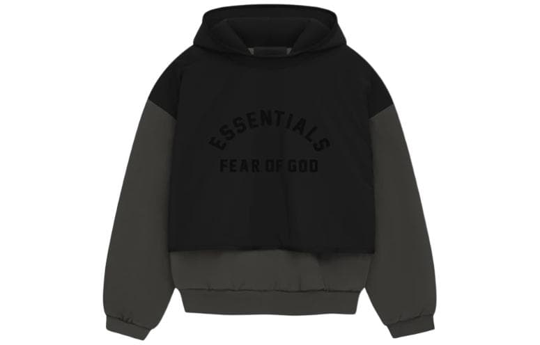 Худи Fear of God Essentials SS24 Nylon Fleece Hooded Sweat InkJet Blk - изображение 1