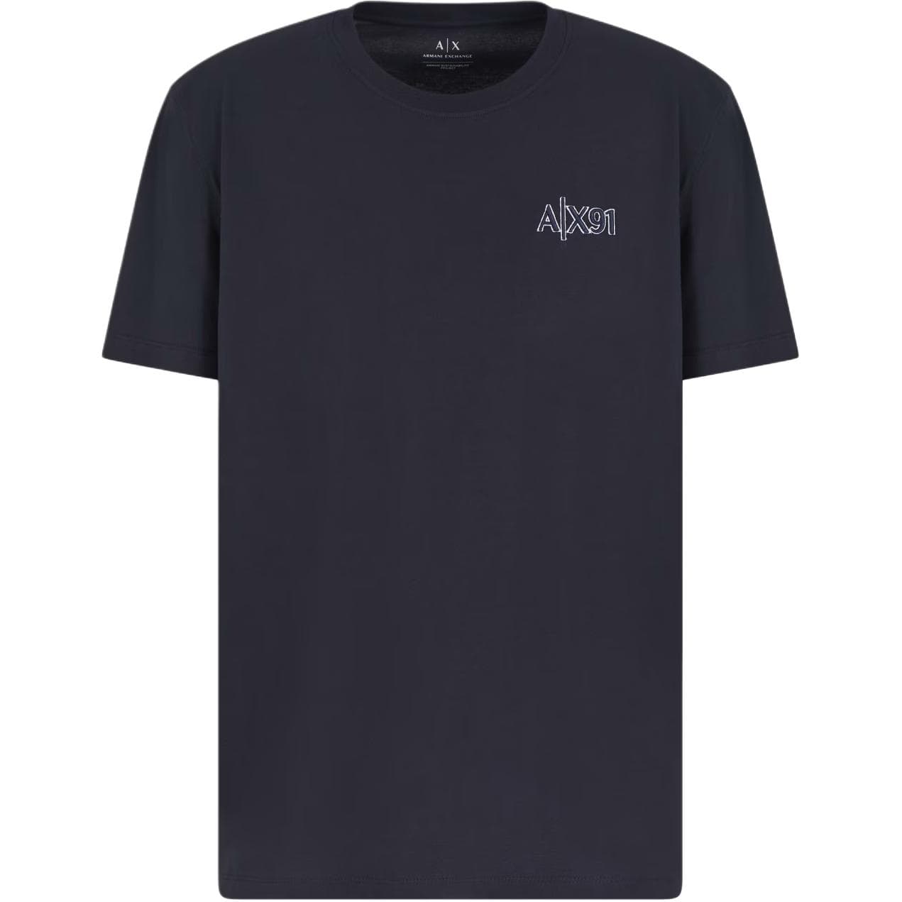Футболка ARMANI EXCHANGEAE SS25 T Рубашка Мужская Морской Синий - изображение 1