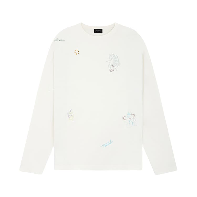 Кофта WE11DONE Long Sleeve T-Shirt Off-White - изображение 1