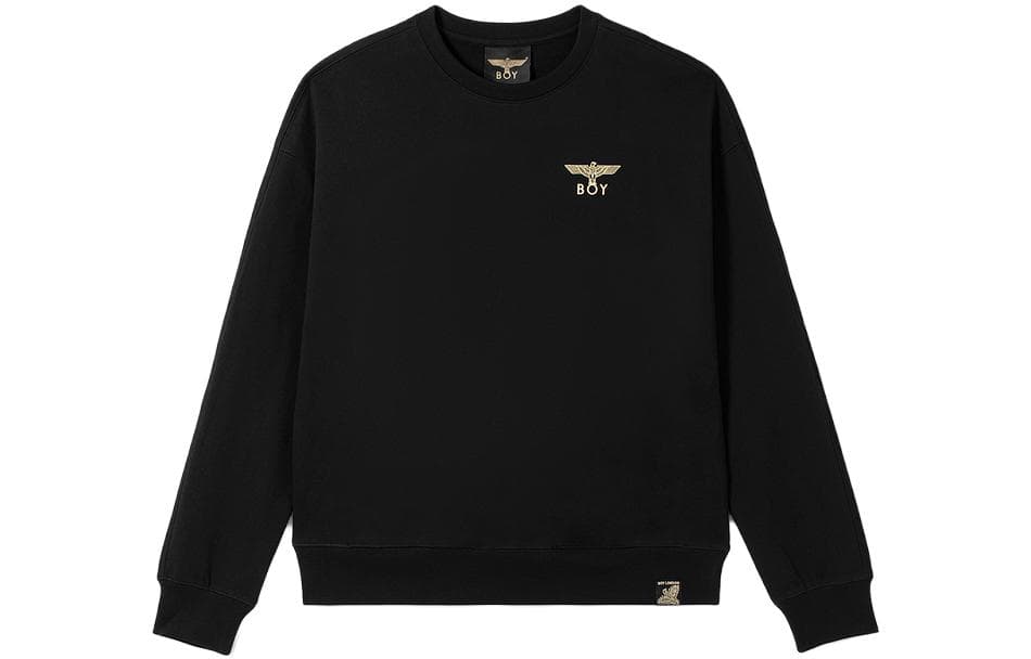 Кофта Boy London Letter Print Crewneck Sweatshirt Black - изображение 1