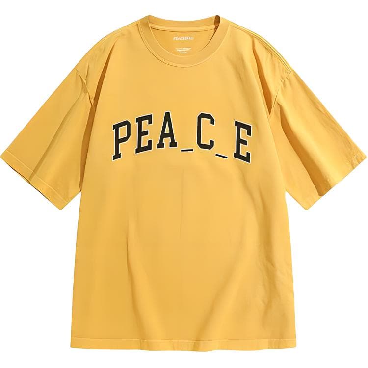 Футболка PEACEBIRD MEN Eye С T Рубашка Мужская Имбирно-желтая - изображение 1