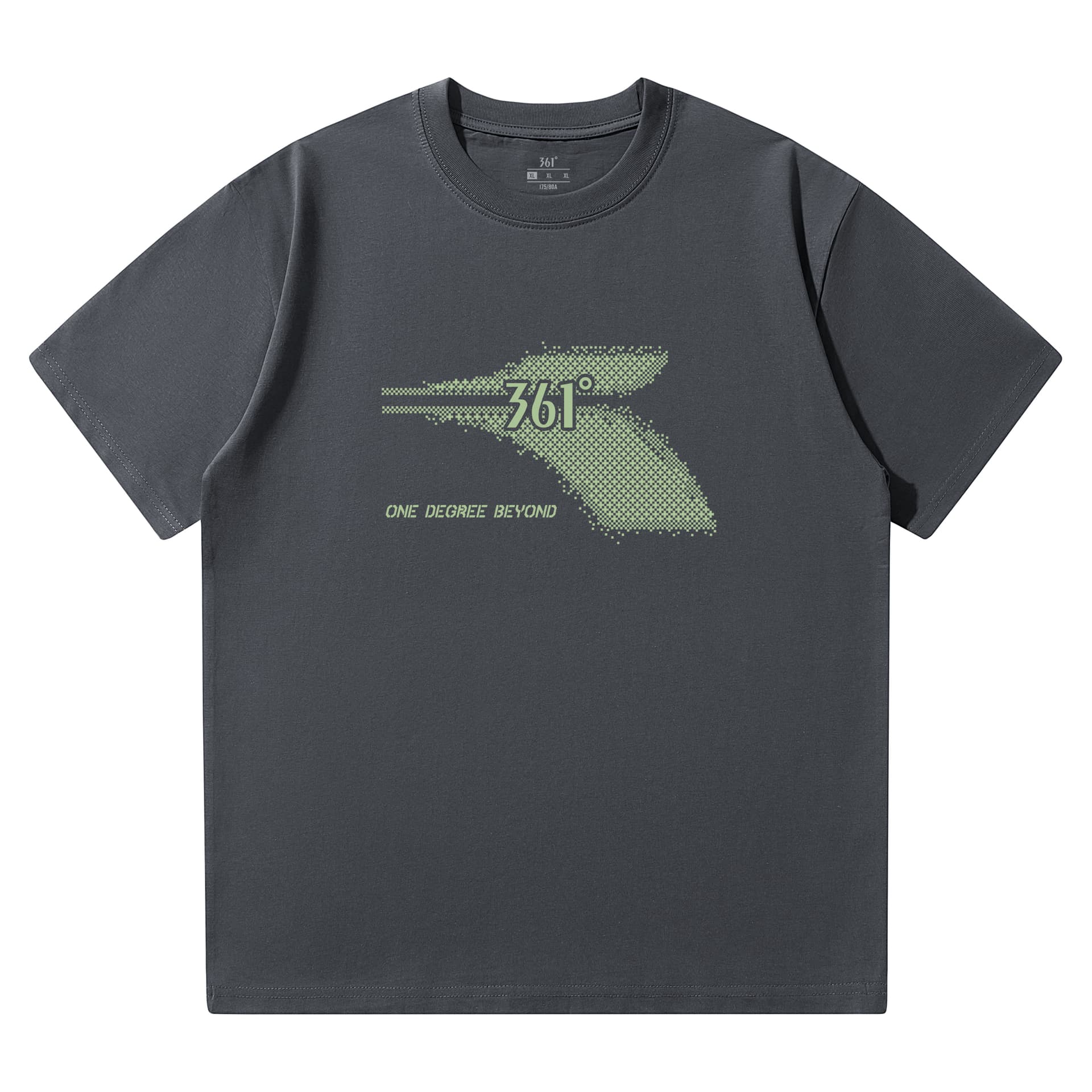 Футболка 361° T-Shirt Унисекс Метеоритный Серый - изображение 1