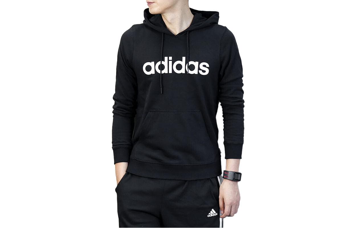 Худи Adidas Мужские черные Толстовка - изображение 1