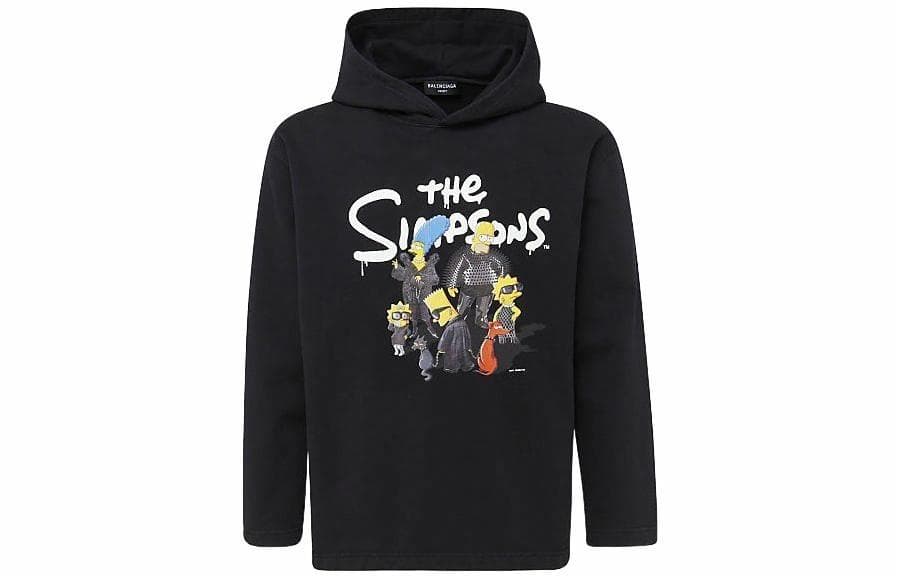 Худи Balenciaga SS22 Hoodie Black