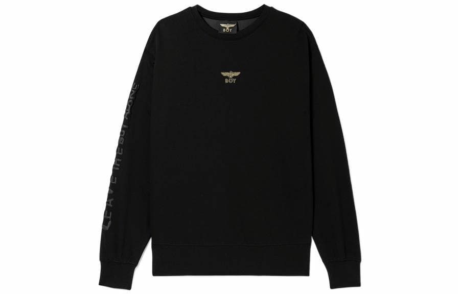 Кофта Boy London SS22 Logo Crewneck Sweatshirt Black - изображение 1