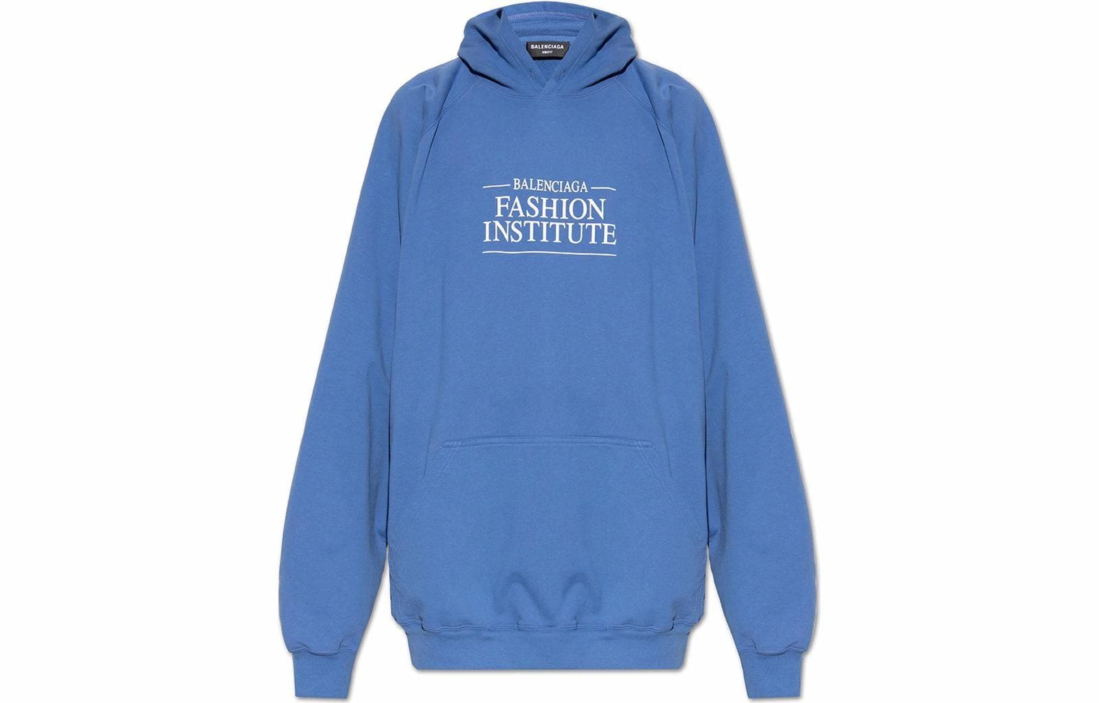 Худи Balenciaga Logo Hoodie Blue