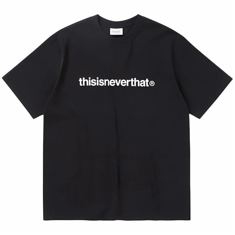 Футболка Thisisneverthat Logo T-Shirt Black - изображение 1
