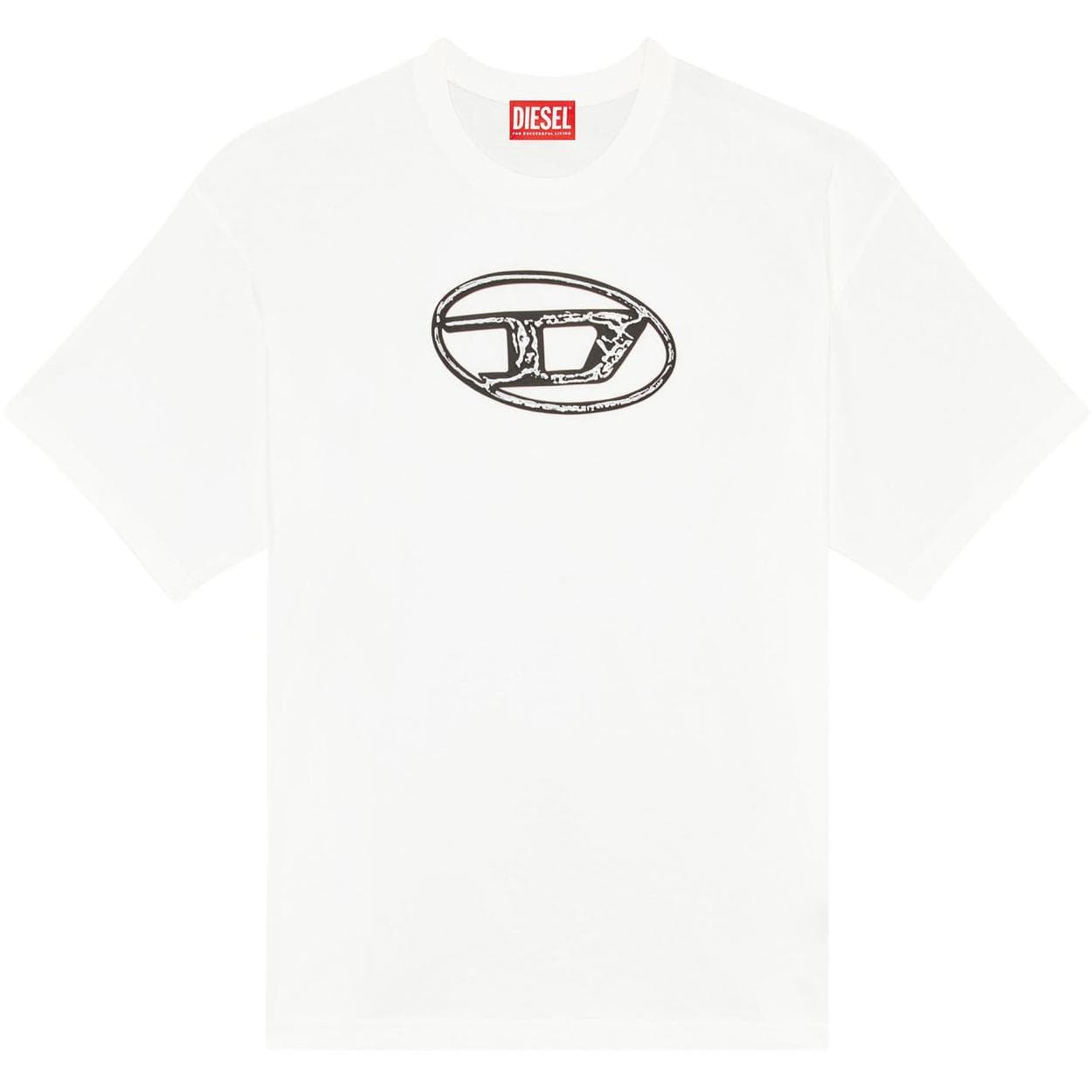 Футболка DIESEL OVAL-D logoT - изображение 1