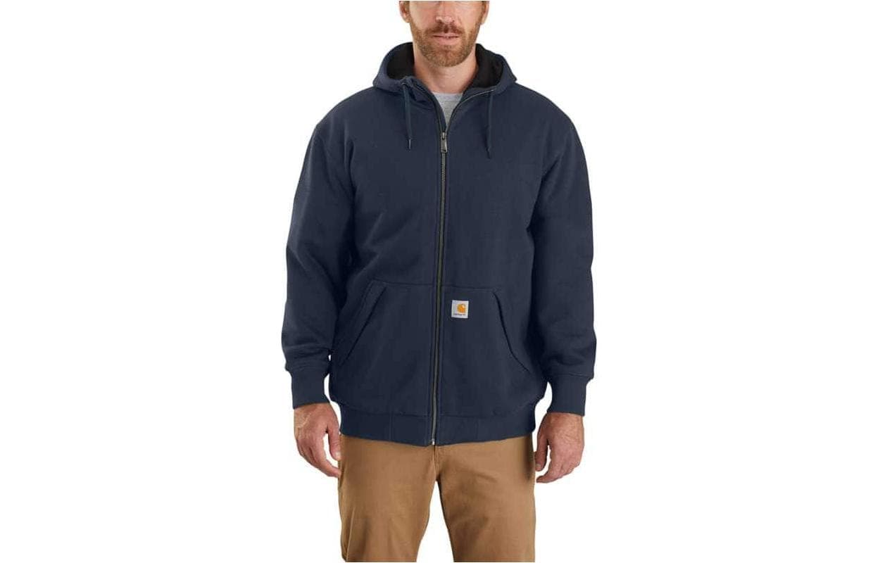 Кофта Carhartt 104078 RAIN DEFENDER LINED FULL-ZIP SWEATSHIRT LOOSE FIT - изображение 2