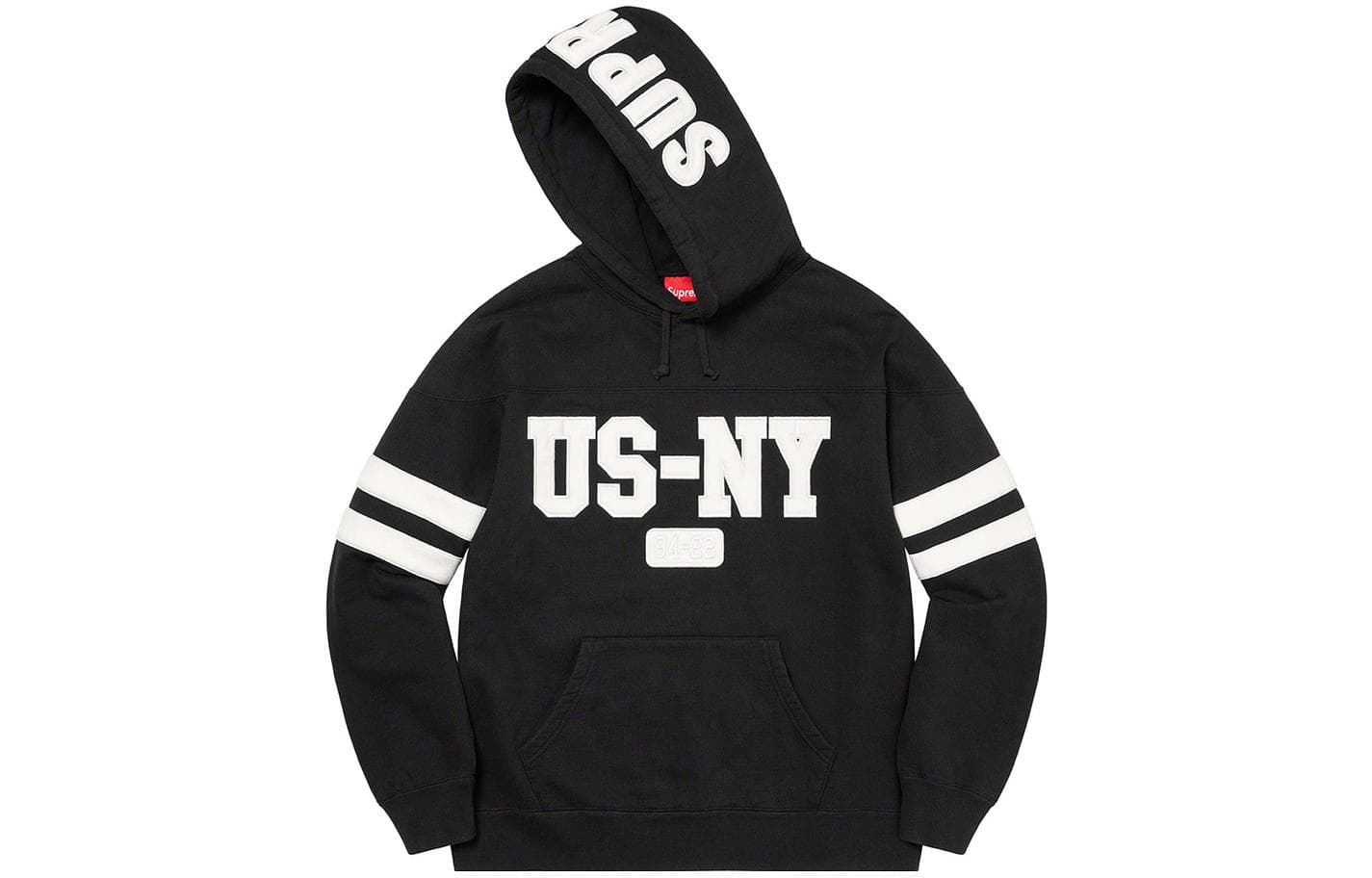 Кофта Supreme FW22 Week 4 US-NY Hooded Sweatshirt - изображение 1