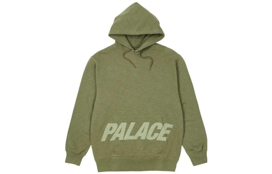Худи PALACE FW22 Pal Pocket Slub Hood Olive - изображение 1