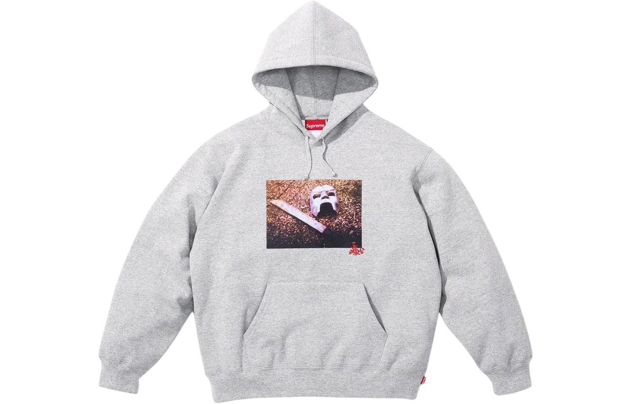 Кофта Supreme x MF DOOM FW23 WEEK3 MF DOOM HOODED SWEATSHIRT - изображение 1