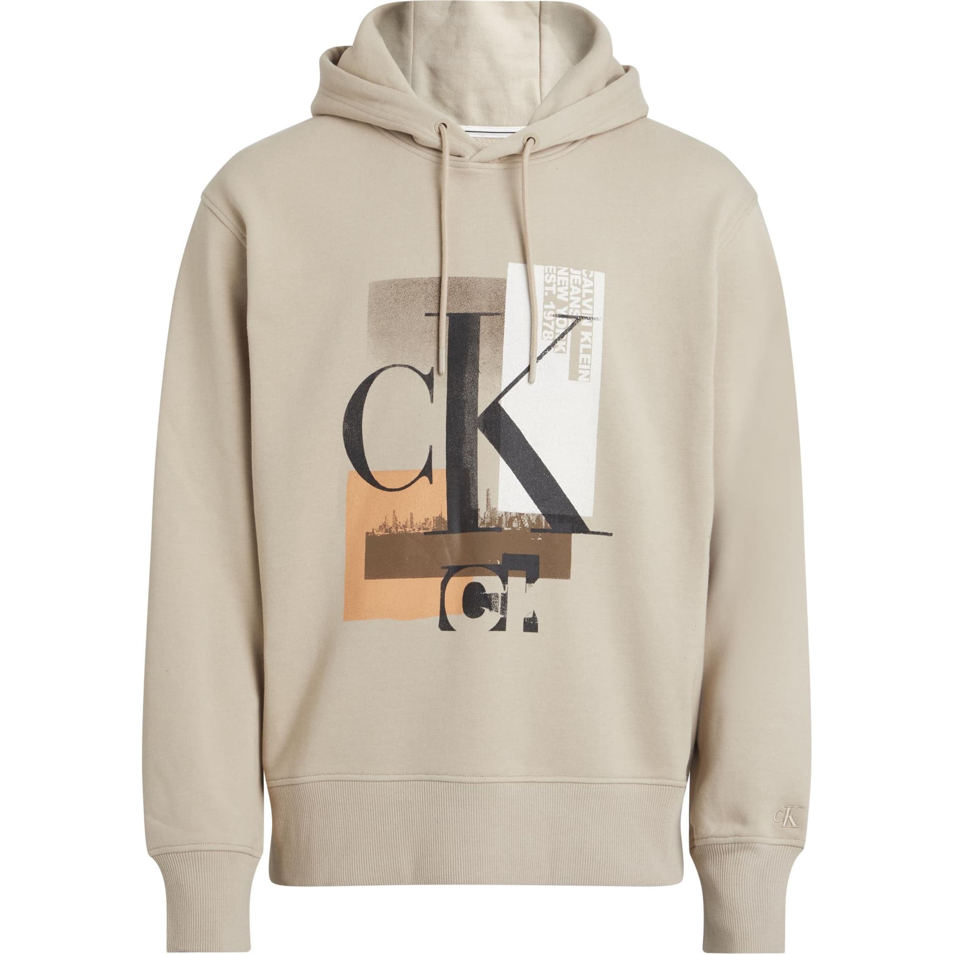 Худи Calvin Klein Худи-ханьфу платье Мужское Бежевое - изображение 1