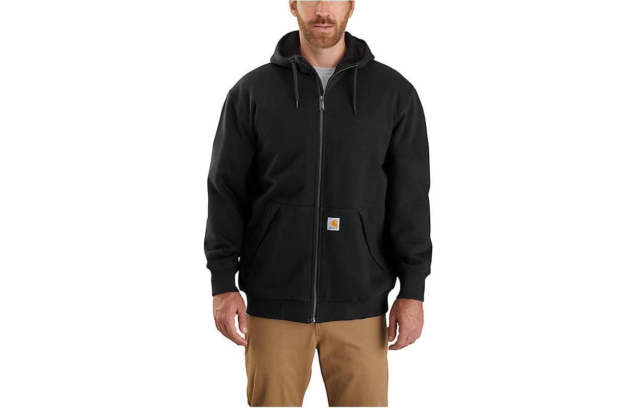 Кофта Carhartt 104078 RAIN DEFENDER LINED FULL-ZIP SWEATSHIRT LOOSE FIT - изображение 3