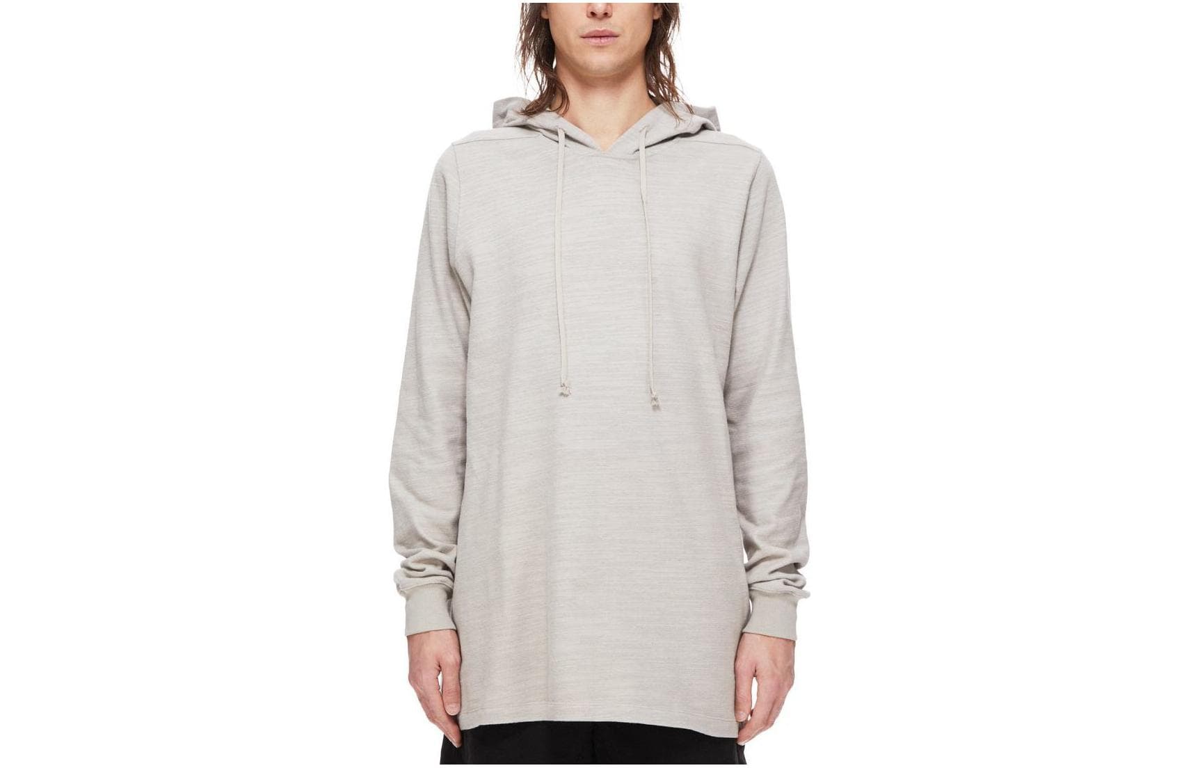 Худи RICK OWENS Luxor Hoodie In Pearl Bigarzato Jersey FW23 - изображение 1