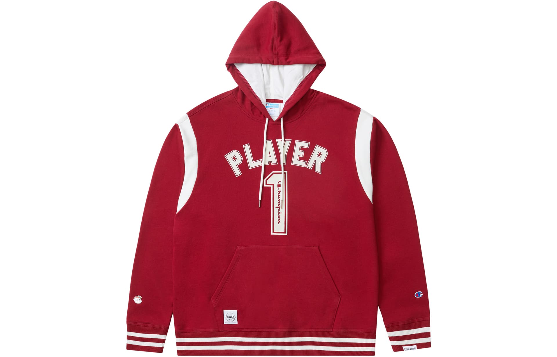 Худи Champion x pop mart SS23 logo - изображение 1