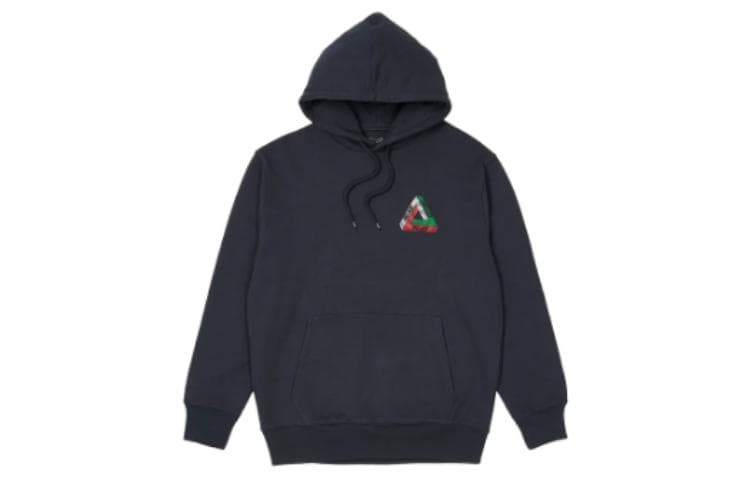 Худи PALACE FW22 Swirl Tri-ferg Hood Navy Logo - изображение 1