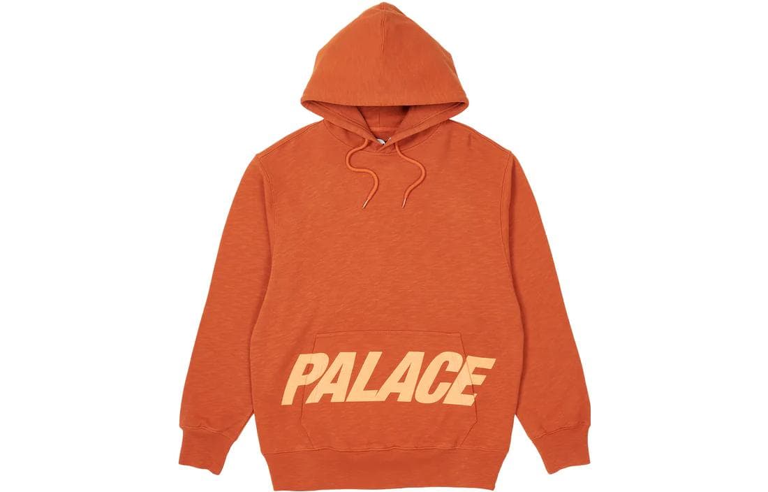 Худи PALACE FW22 Pal Pocket Slub Hood Rust Logo - изображение 1