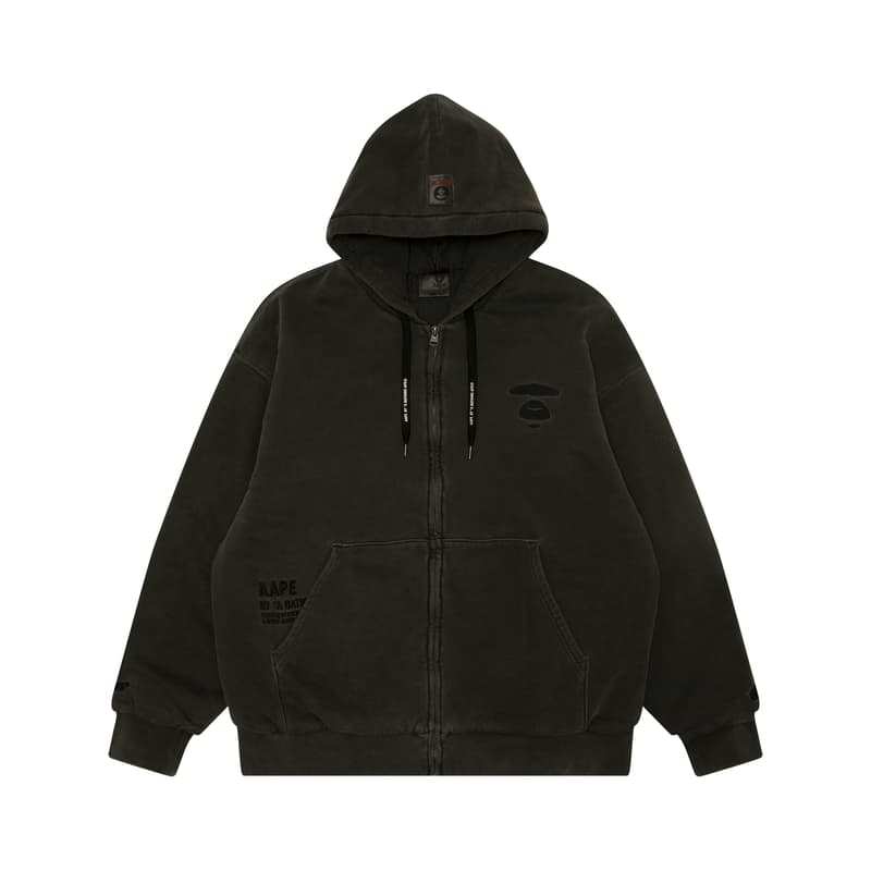 Худи Aape Hoodie Black - изображение 1