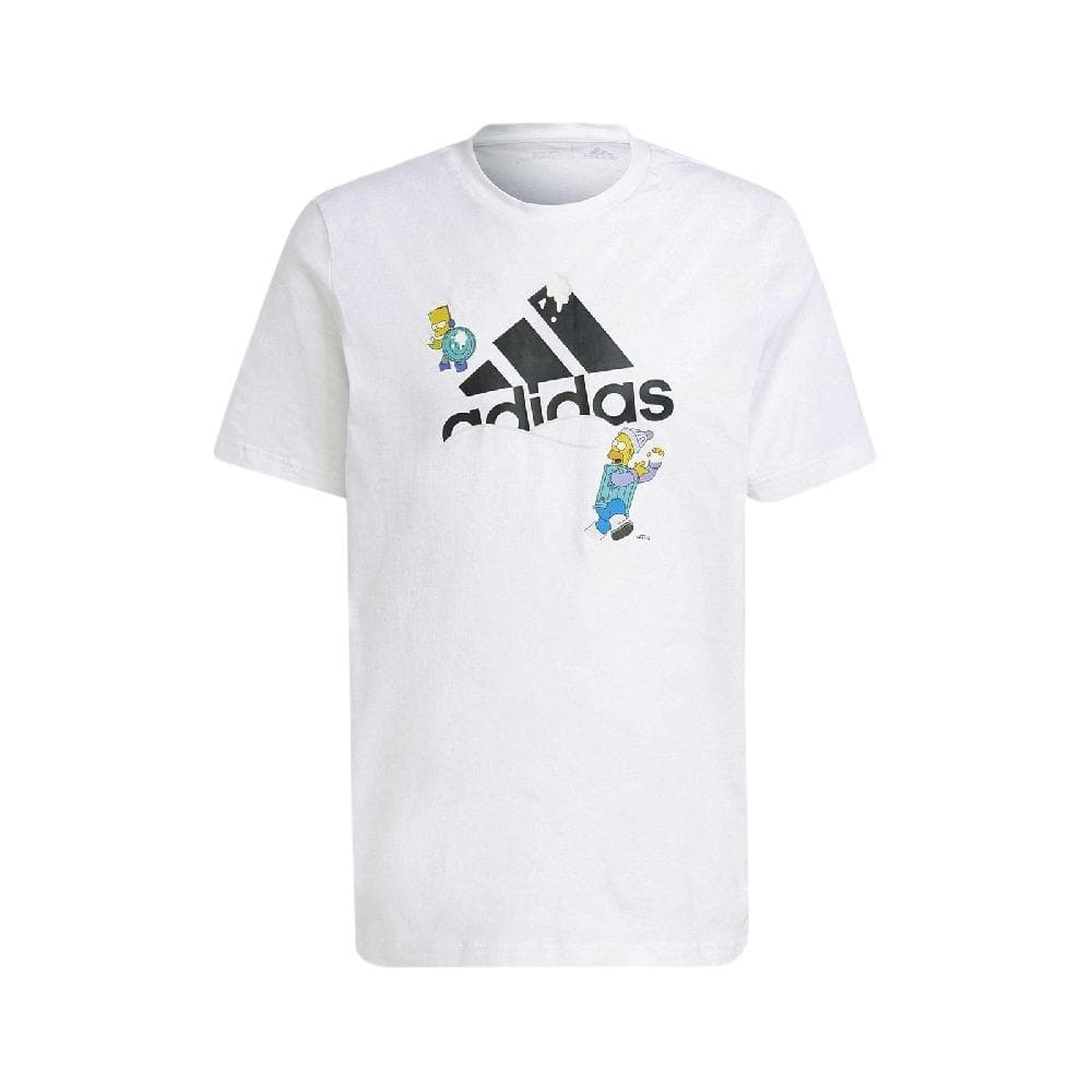 Футболка Adidas x The Simpsons Графическая футболка мужская белая - изображение 1