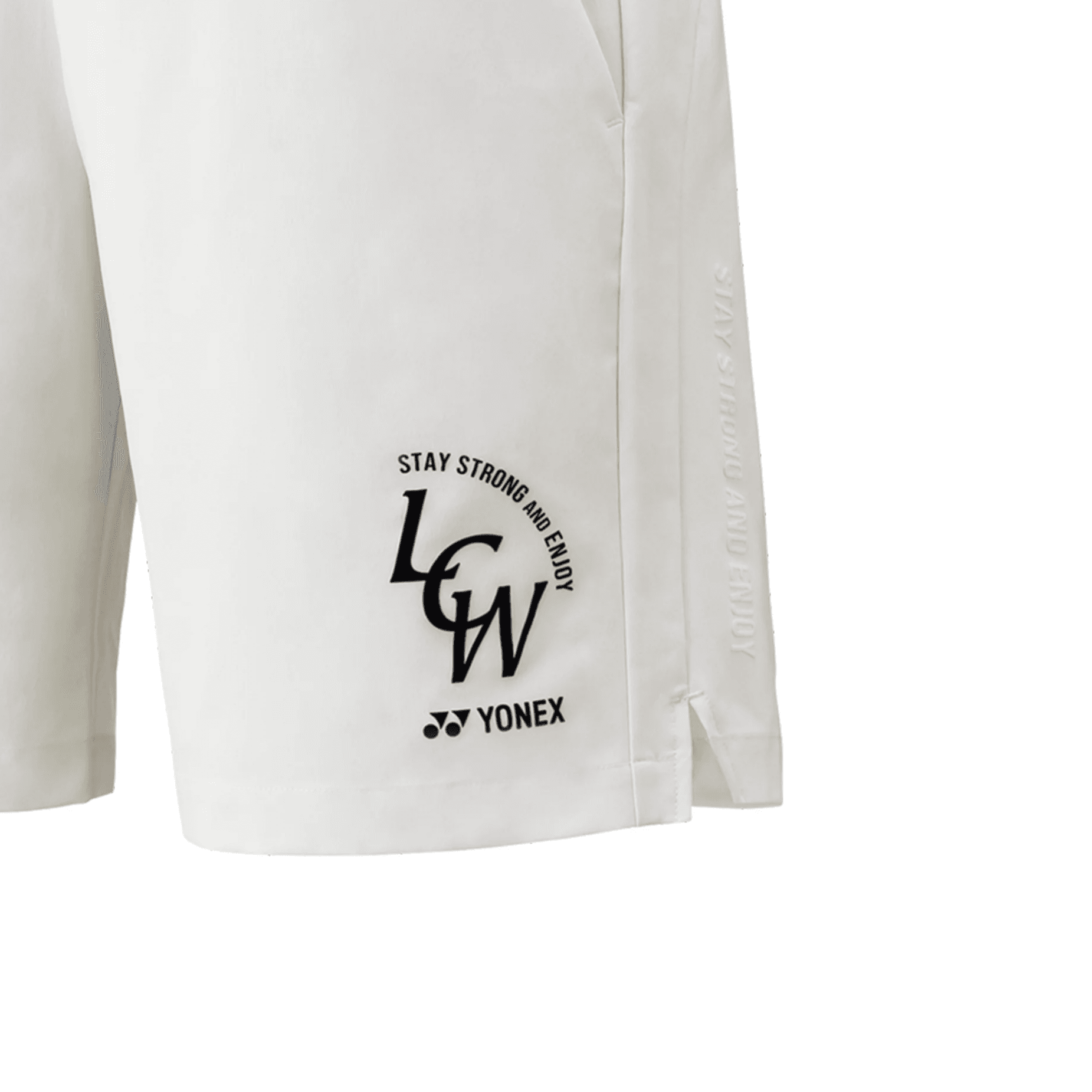 Тренировочные штаны YONEX Li Zongwei Collection Спортивные шорты Унисекс Белый - изображение 3
