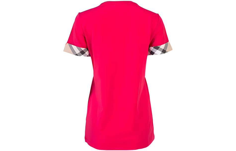 Футболка Burberry SS23 T Рубашка Женская Розовая Красная - изображение 2