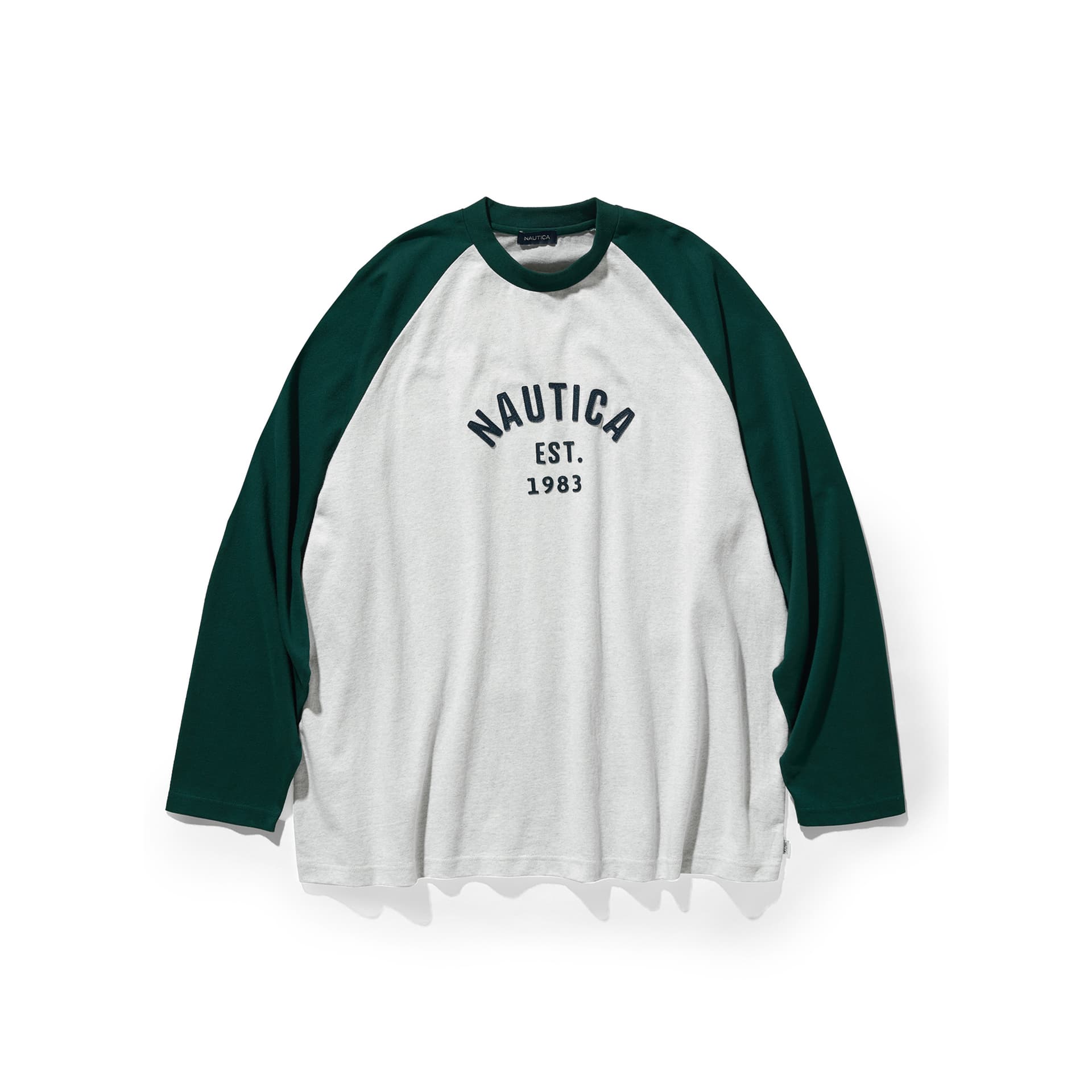 Футболка Nautica White Sail Длинный рукав Т-рубашка Унисекс - изображение 1