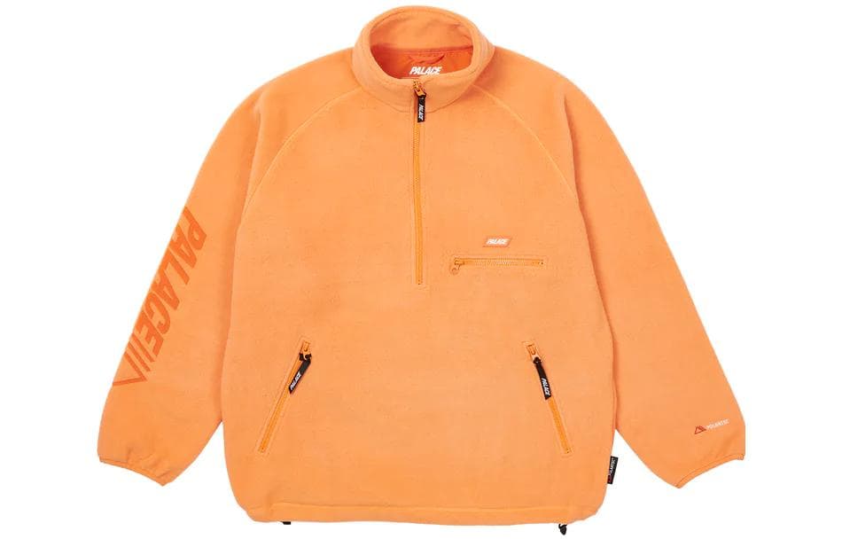 Худи PALACE FW22 Polartec Lazerouter 1 2 Zp Orange - изображение 1